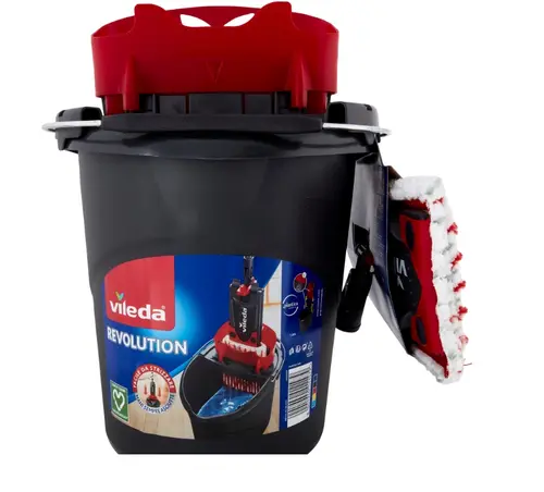 Set mop Vileda Revolution 2 in 1 (Negru)