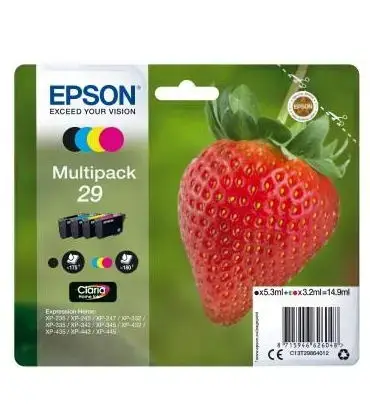 Cartus Cerneala Epson 29, 14,9 ml (Negru/Cyan/Galben/Magenta)