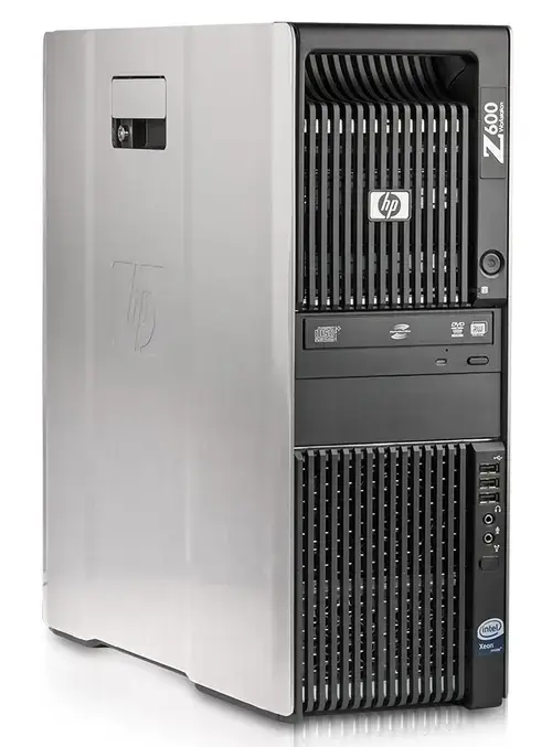 Calculator Sistem PC Refurbished HP Z600, 1 x Intel Xeon Quad Core E5520 2.26GHz-2.53GHz, 8GB DDR3 ECC, 500GB SATA, DVD-ROM, Placa video AMD Radeon HD 7470/1GB