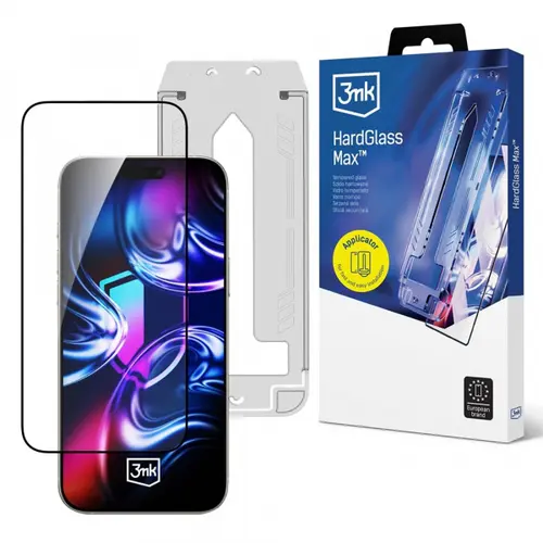 Folie de protectie Ecran 3MK HardGlass Max pentru Samsung Galaxy S25 S931 / S24 S921, Sticla Securizata, Full Glue