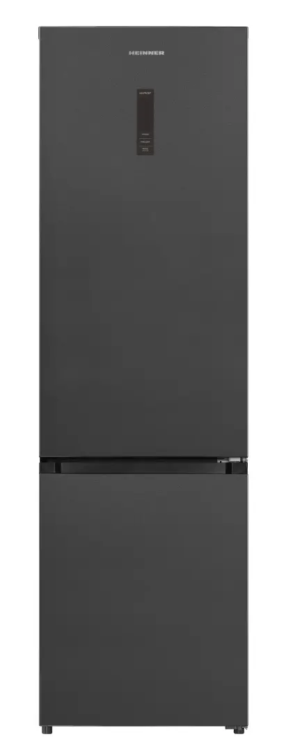 Combina frigorifica HEINNER HCNF-HM377INVDGHC, 377 l, Clasa C, No Frost, InoxCool, Lumina LED, ECO, H 200.5 cm (Gri/Antracit)