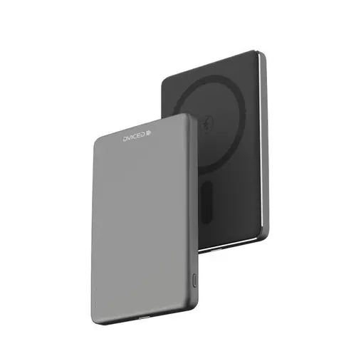 Acumulator extern Dviced Ultrathin  DV400003, Incarcare Wireless, 5000mAh (Gri)