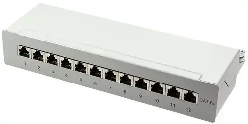 Patch Panel LogiLink NP0019, 12 Porturi, CAT.6a