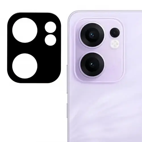 Folie de protectie Camera Spate Techsuit pentru Oppo Reno13 FS 5G / Reno13 F 4G / Reno13 F, Sticla Securizata, Neagra
