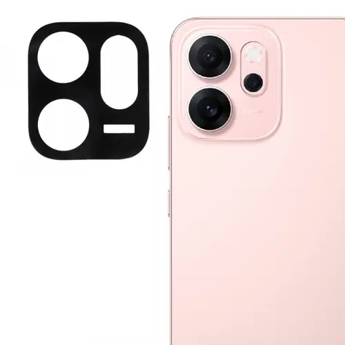 Folie de protectie Camera Spate Techsuit pentru Oppo Reno14 FS 5G / Reno14 F, Sticla Securizata, Neagra