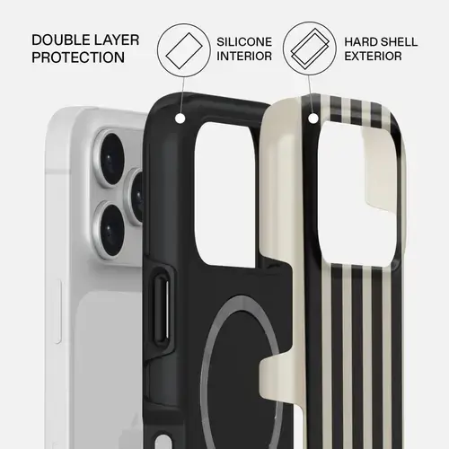 Husa Protectie Spate Burga Dual Layer Magsafe Prophecy BHDLMPRIXVIIPM pentru Apple iPhone 17 Pro Max (Negru)
