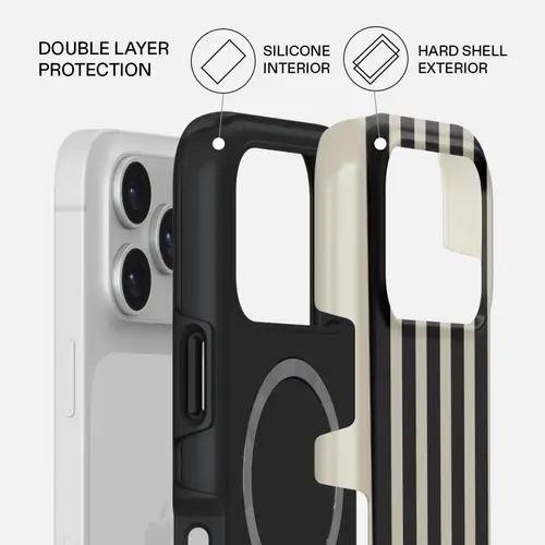 Husa Protectie Spate Burga Dual Layer Magsafe Prophecy BHDLMPRIXVIIPM pentru Apple iPhone 17 Pro Max (Negru)