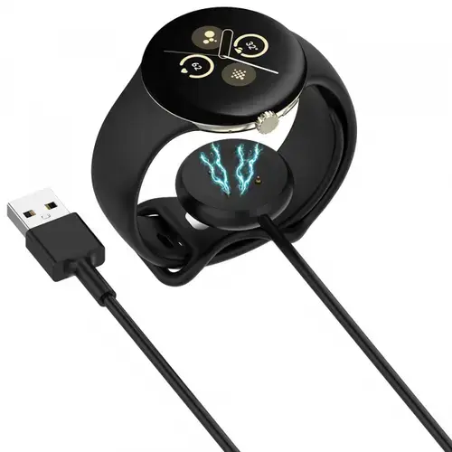 Cablu Incarcare Techsuit THC5 pentru Google Pixel Watch 3 45mm / Watch 3 41mm, USB-A