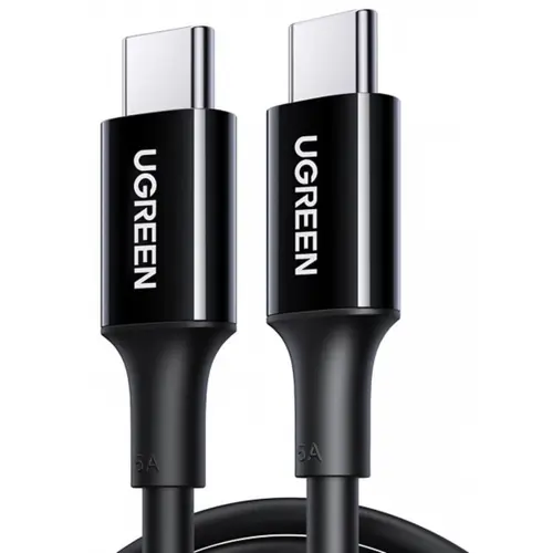 Cablu Date si incarcare UGREEN US300, USB-C - USB-C, 100W, 2m (Negru)