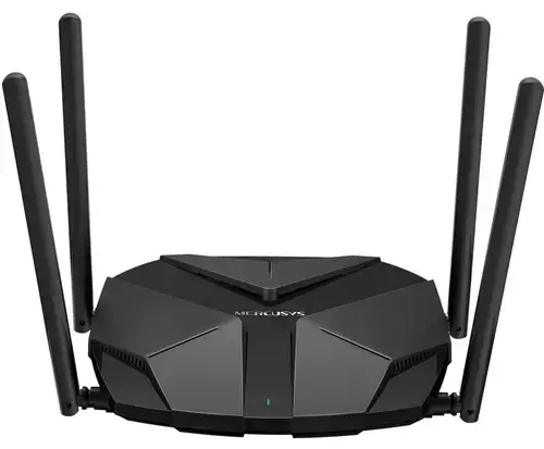 Router Wireless Mercusys MR85X, AX3000, Wi-Fi 6, Dual-Band, 1 port 2.5G, OFDMA, MU-MIMO (Negru)