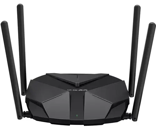 Router Wireless Mercusys MR85X, AX3000, Wi-Fi 6, Dual-Band, 1 port 2.5G, OFDMA, MU-MIMO (Negru)