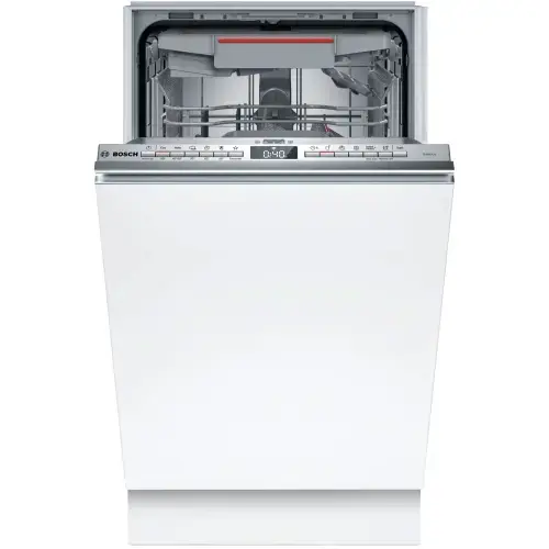 Masina de spalat vase incorporabila Bosch SPV4EMX62E, 10 seturi, 6 programe, Clasa D, Home Connect, 45 cm (Alb)