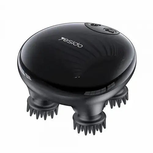 Aparat de Masaj Scalp Yesido MG04, Wireless, EMS (Negru)