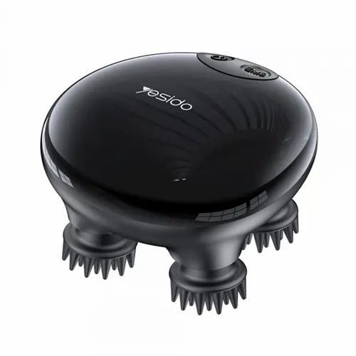 Aparat de Masaj Scalp Yesido MG04, Wireless, EMS (Negru)