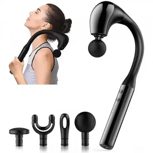 Aparat de Masaj Spate Yesido MG07, 5 intensitati, 15 W (Negru)