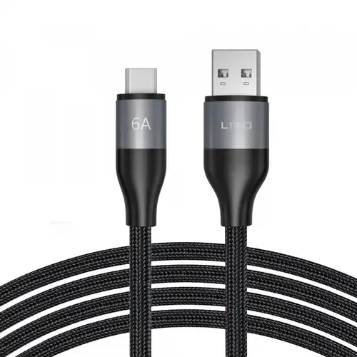 Cablu Date/Incarcare Lito LD23T, USB-A - USB-C, 18W, 1m