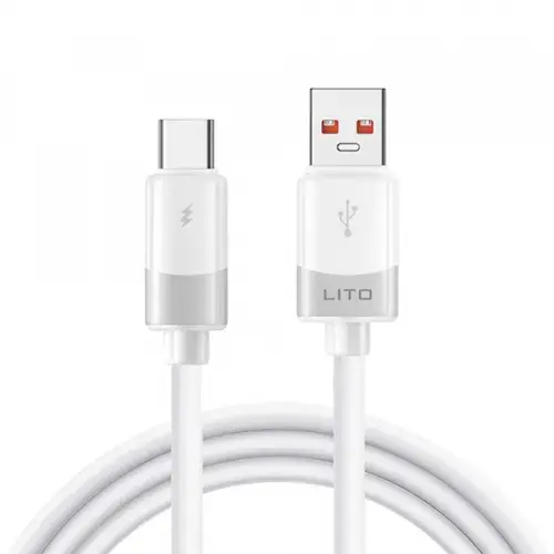 Cablu Date/Incarcare Lito LD07, USB-A - USB-C, 18W, 1m