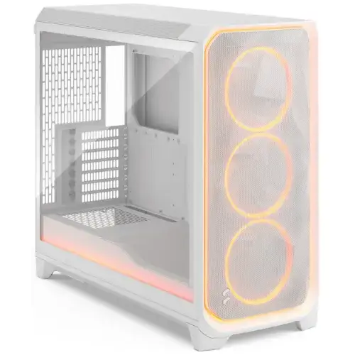 Carcasa Fractal Design Meshify 3 XL Ambience Pro RGB, Middle Tower, Fara sursa (Alb)