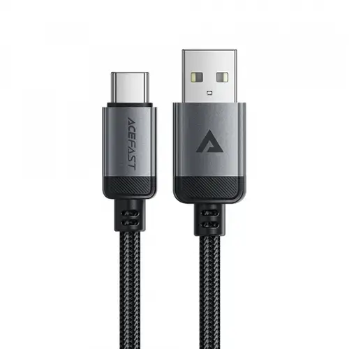 Cablu de Date si Incarcare USB-A - USB-C Acefast C20-04, 18W, 1.2m (Negru)