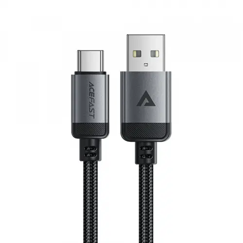 Cablu de Date si Incarcare USB-A - USB-C Acefast C20-04, 18W, 1.2m (Negru)