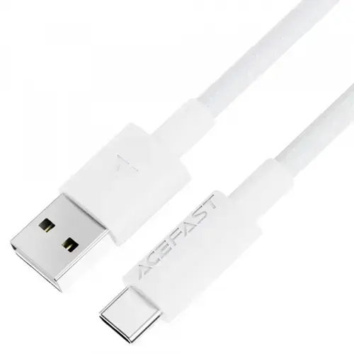 Cablu de Date si Incarcare USB-A - USB-C Acefast C18-04, 18W, 1.2m (Alb)