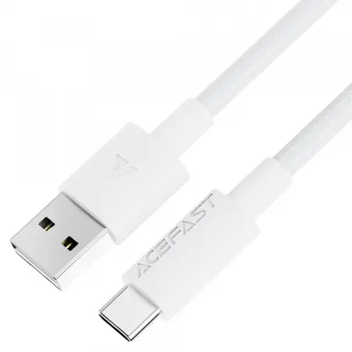 Cablu de Date si Incarcare USB-A - USB-C Acefast C18-04, 18W, 1.2m (Alb)