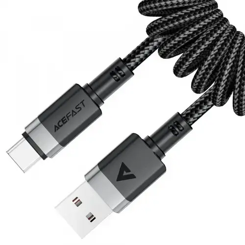 Cablu de Date si Incarcare USB-A - USB-C Acefast C14-04, 18W, 1.2m (Negru)