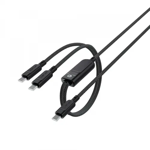Cablu de Date si Incarcare USB-C - 2 x USB-C Acefast C5-11, 100W, 1.2m (Negru)