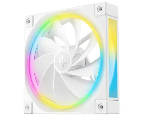 Ventilator Deepcool FL12R, iluminare ARGB LED, 120 mm (Alb)