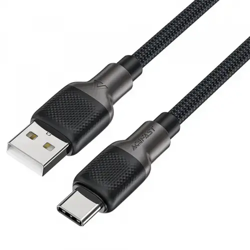 Cablu De Date si Incarcare USB-A - USB-C Acefast C10-04, 18W, 1.2m (Negru)