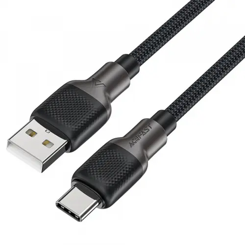 Cablu De Date si Incarcare USB-A - USB-C Acefast C10-04, 18W, 1.2m (Negru)