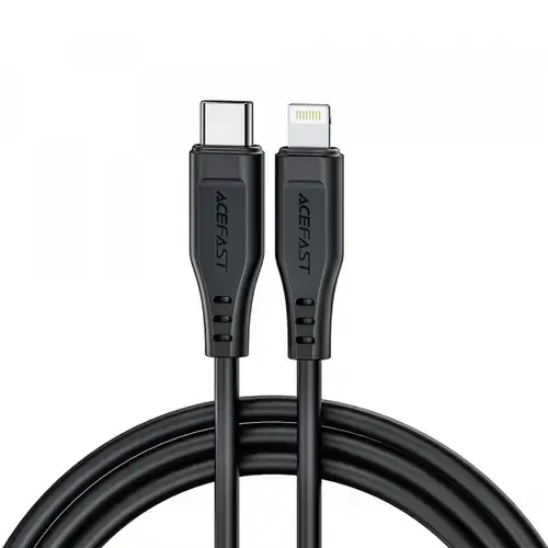 Cablu De Date si Incarcare USB-C - Lightning Acefast C3-01, 30W, 1.2m (Negru)
