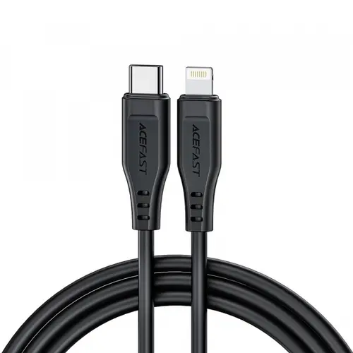 Cablu De Date si Incarcare USB-C - Lightning Acefast C3-01, 30W, 1.2m (Negru)