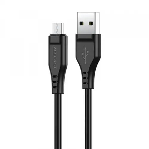 Cablu De Date si Incarcare USB-A - microUSB Acefast C3-09, 18W, 1.2m (Negru)