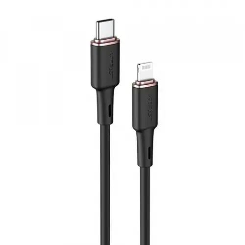Cablu De Date si Incarcare USB-C - Lightning Acefast C2-01, 30W, 1.2m (Negru)