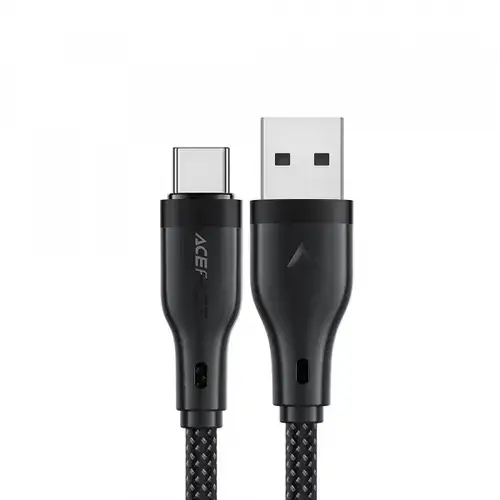 Cablu De Date si Incarcare USB-A - USB-C Acefast C8-04, 18W, 1.2m (Negru)