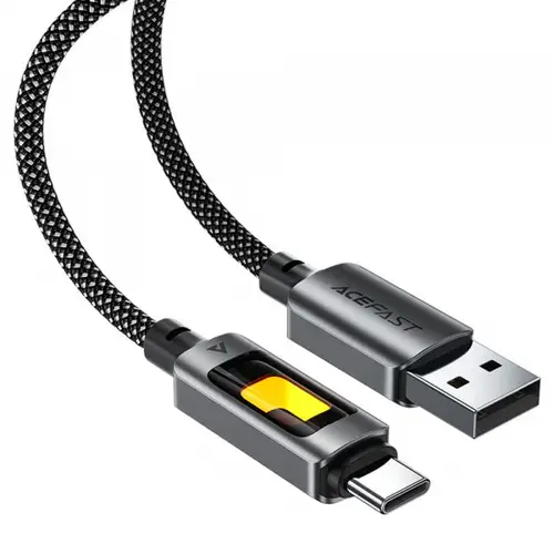 Cablu De Date si Incarcare USB-A - USB-C Acefast C21-04, 18W, 1.2m (Negru)
