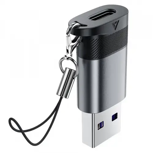 Adaptor Date si Incarcare USB-C - USB-A Acefast J8 (Gri)