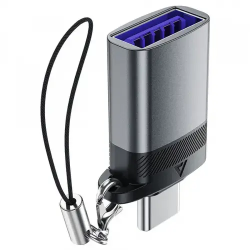 Adaptor OTG USB-C - USB-A Acefast J7 (Gri)