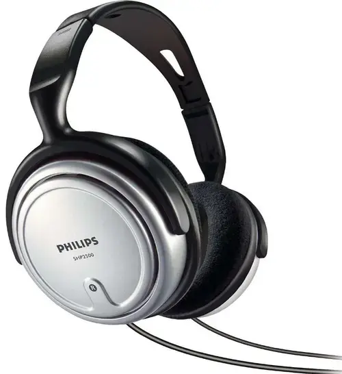 Casti HiFi Philips SHP2500/10 (Negru/Argintiu)