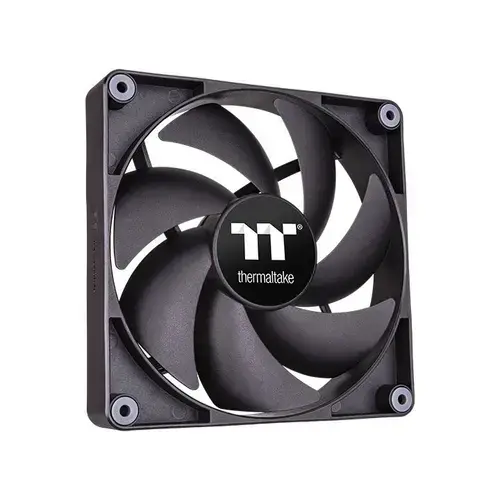 Set 2 ventilatoare Thermaltake CT140, CL-F148-PL14BL-A, 4 Pin PWM, 1500RPM (Negru)