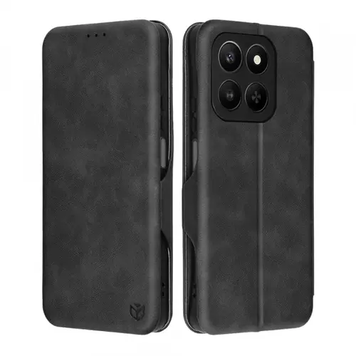 Husa pentru Honor 400 Smart 4G / X7d 4G / 400 Smart 5G, Techsuit, Safe Wallet Plus, Neagra