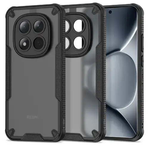 Husa pentru Xiaomi Poco M8 Pro / Redmi Note 15 Pro+, Tech-Protect, Rugged Shield, Neagra
