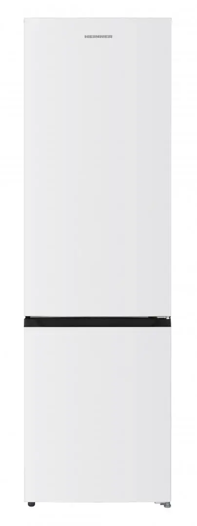Combina frigorifica HEINNER HCNF-HM326INVD, 326 l, No Frost, Clasa D, Control electronic cu display interior, Super congelare, LED, Usi reversibile, H 201 cm (Alb)