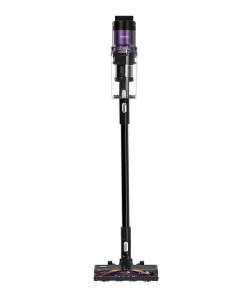 Aspirator vertical HEINNER HSVC-MBDB350ATPP, 350 W, 3 viteze, Senzor IQ, Autonomie 9/20/60 minute, Recipient praf 0.5 l, Filtru HEPA, Perie electrica cu LED (Negru/Mov)