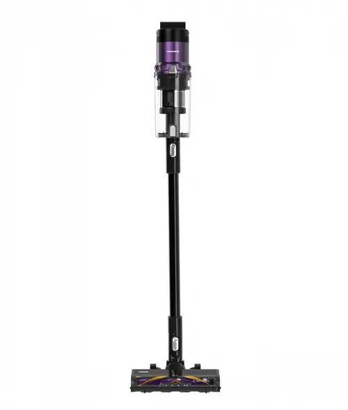Aspirator vertical HEINNER HSVC-MBDB350ATPP, 350 W, 3 viteze, Senzor IQ, Autonomie 9/20/60 minute, Recipient praf 0.5 l, Filtru HEPA, Perie electrica cu LED (Negru/Mov)