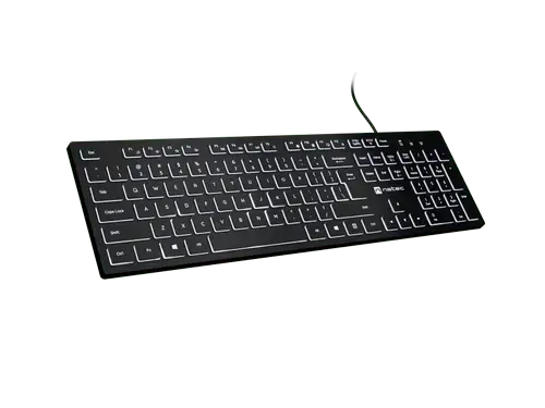Tastatura Natec Herring Slim, Wired, USB (Negru)