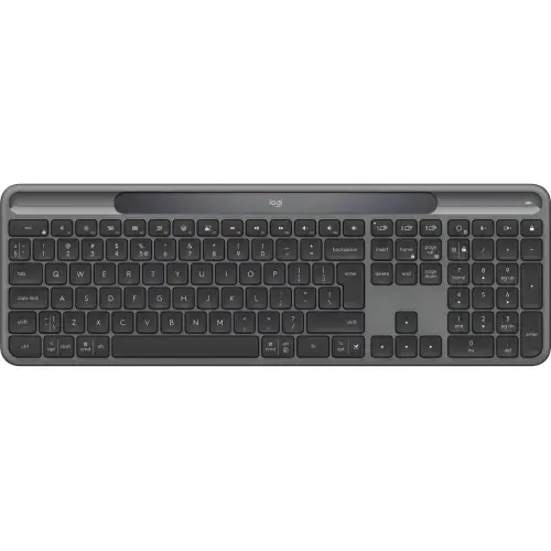 Tastatura Logitech Signature Slim Solar+ K980 for Business, Wireless 2.4Ghz, Bluetooth (Gri/Negru)