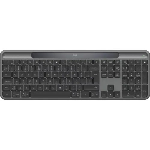 Tastatura Logitech Signature Slim Solar+ K980 for Business, Wireless 2.4Ghz, Bluetooth (Gri/Negru)