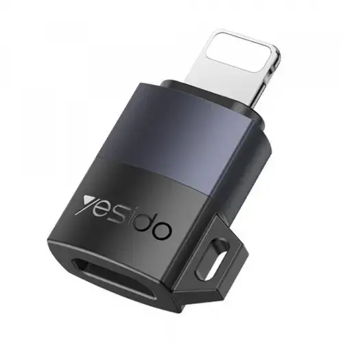 Adaptor Date si Incarcare USB-C - Lightning Yesido GS27 (Gri)